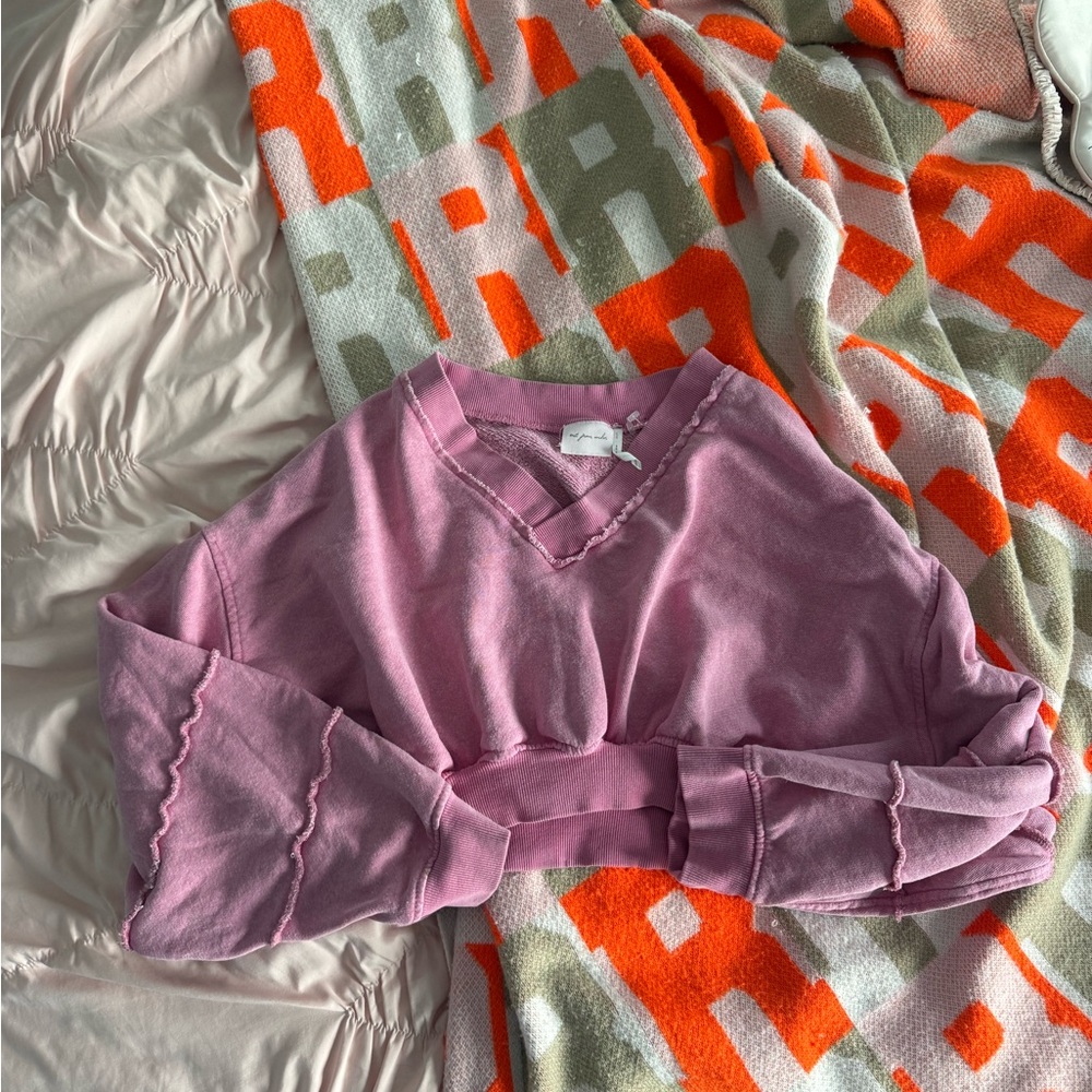 Urban Outfitters Pink cropped top